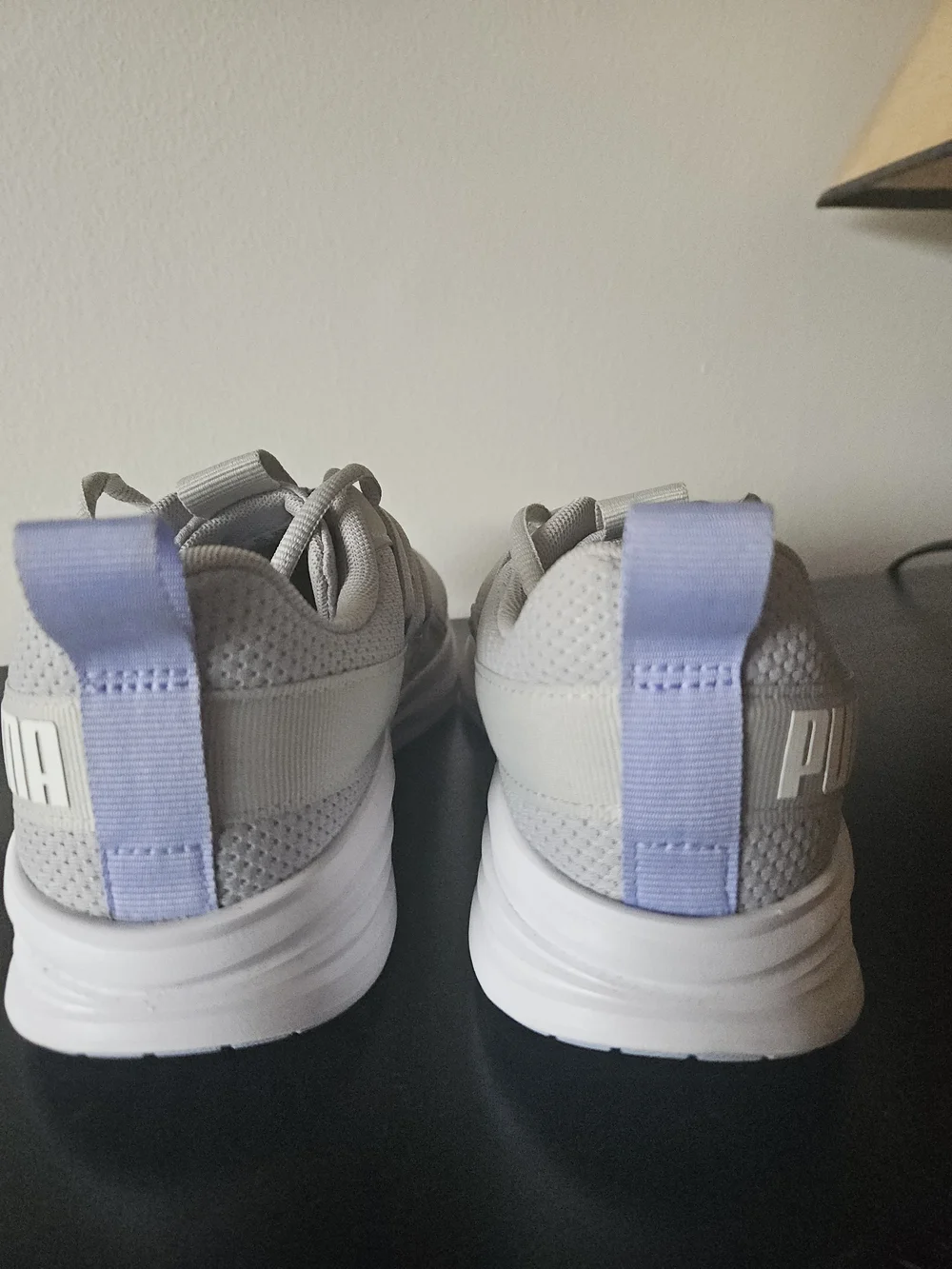 Puma Light Gray Women's Athletic Sneakers - 8.5 W Comfortable Everyday Runner